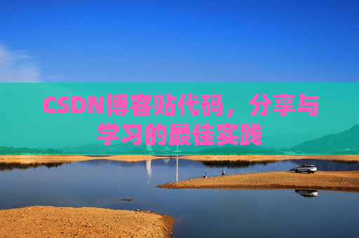 CSDN博客贴代码，分享与学习的最佳实践